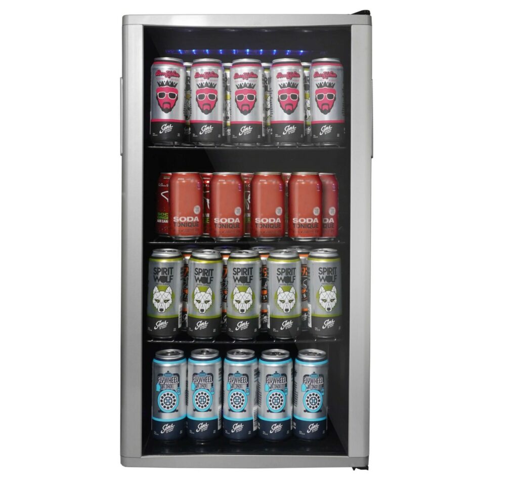 Danby 3.5 cu. ft. FreeStanding Beverage Center in Platinum
