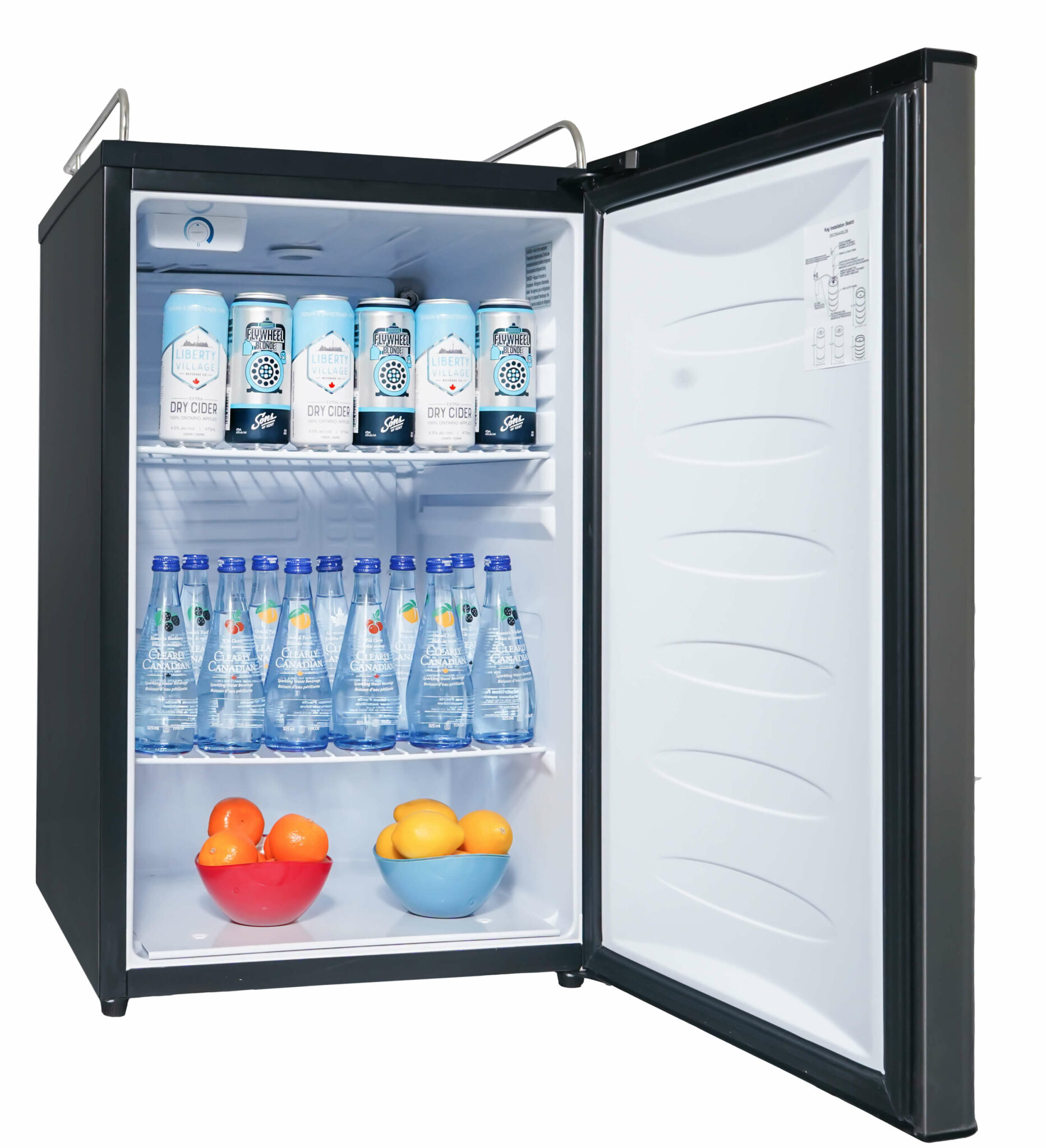 Danby 5.4 cu. ft. SingleTap Keg Cooler in Stainless Steel