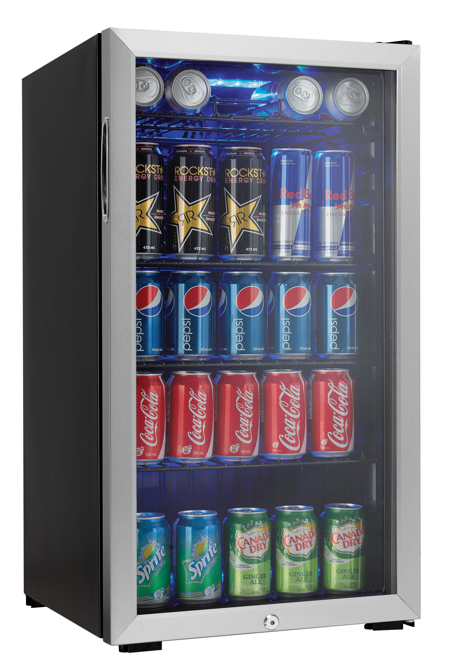 danby glass front mini fridge