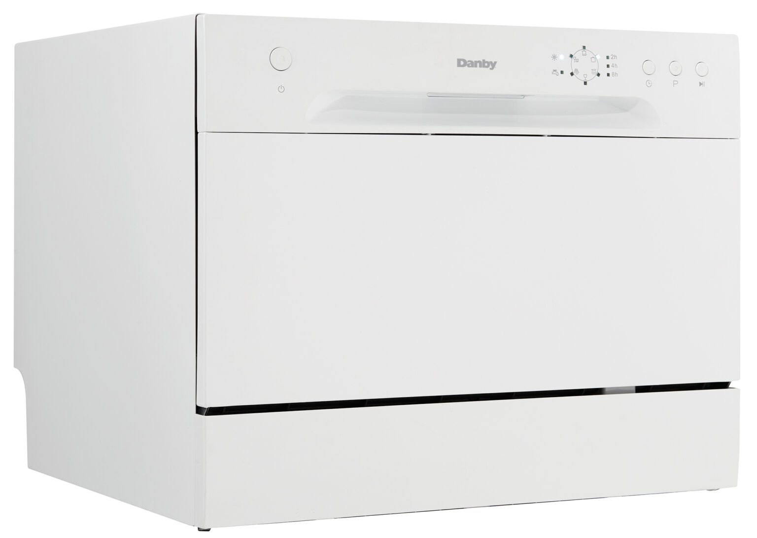 Danby 6 Place Setting Countertop Dishwasher in White DDW621WDB