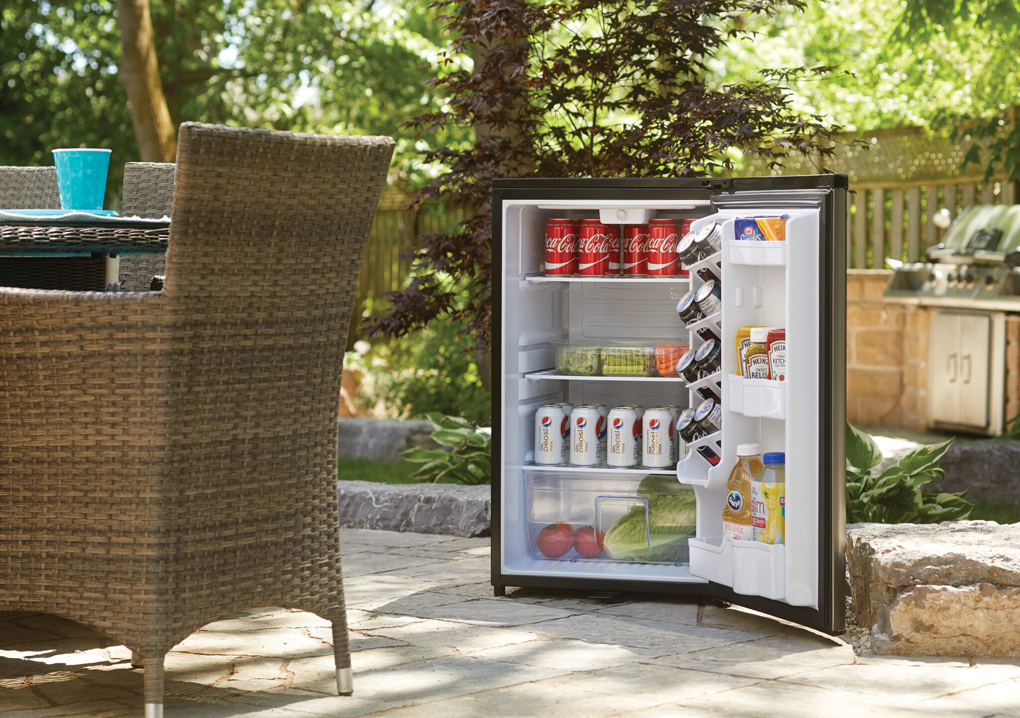 Danby 4.4 cu. ft. Outdoor Fridge in Stainless Steel DAR044A6BSLDBO