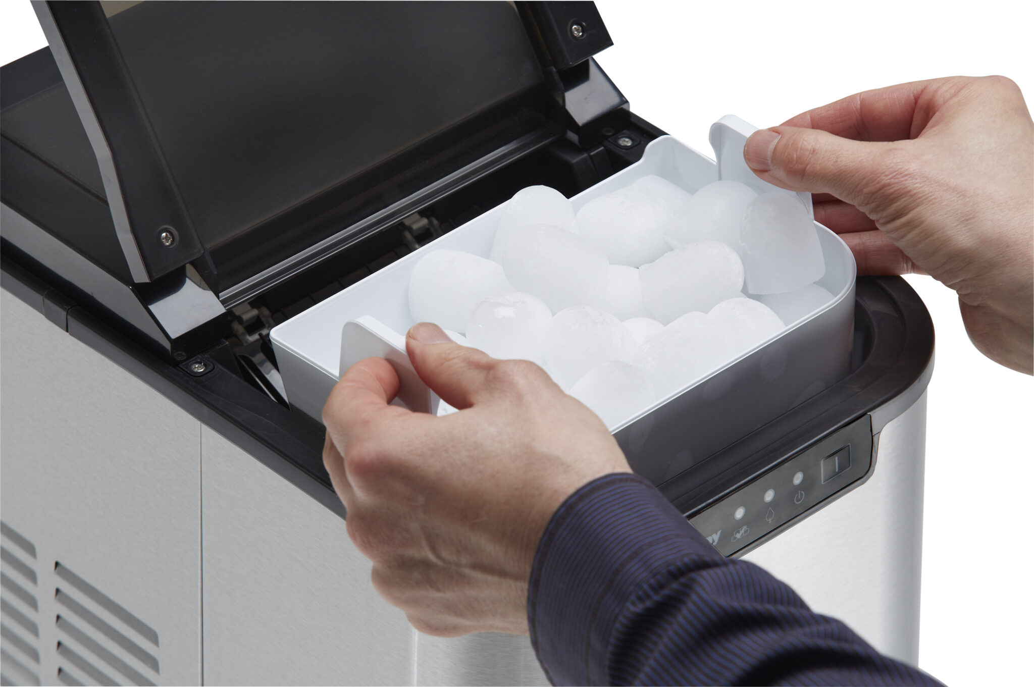 Danby 25 lbs. Countertop Ice Maker in Stainless Steel DIM2500SSDB