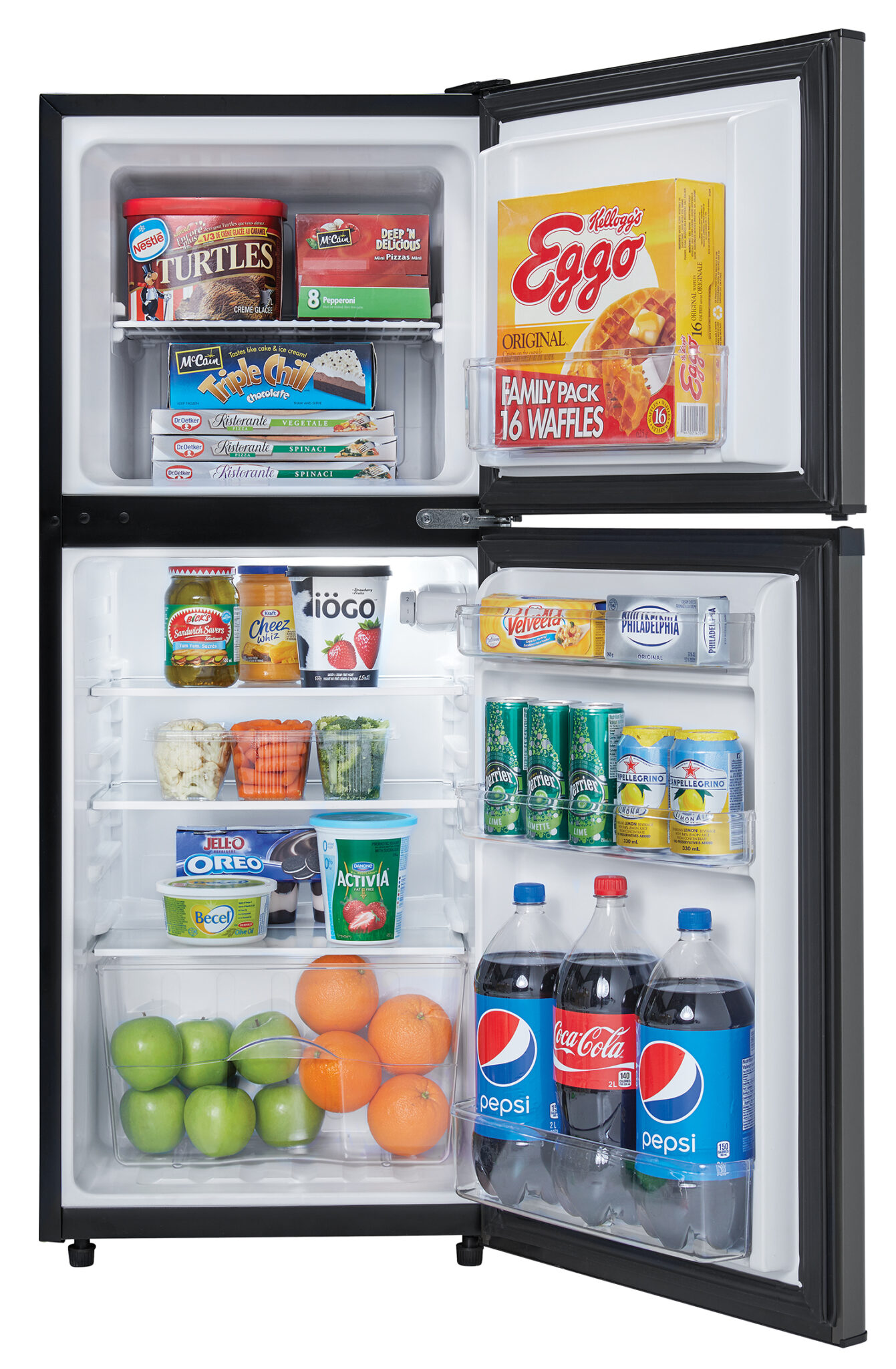 Danby 4.7 cu. ft. 2door Compact Fridge in Black Stainless Steel