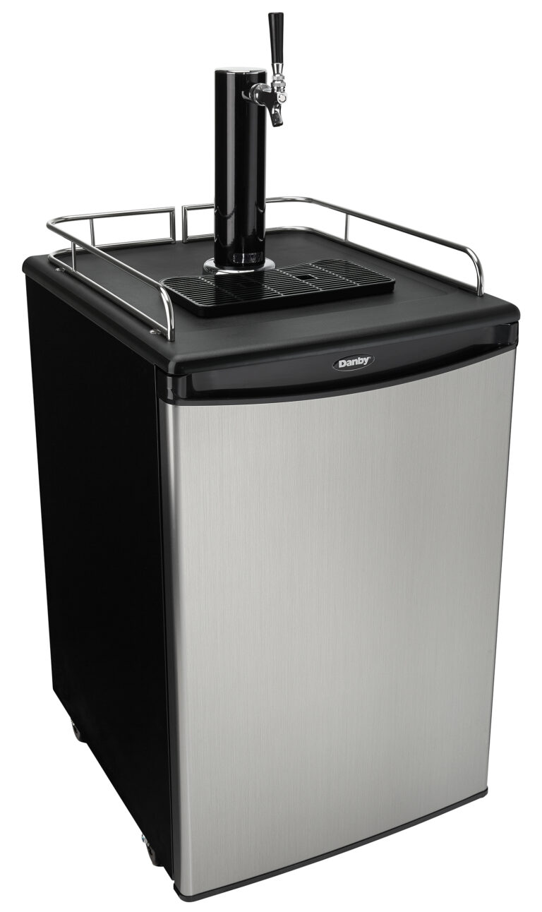 Danby 5.4 cu. ft. Single Tap Keg Cooler in Stainless Steel