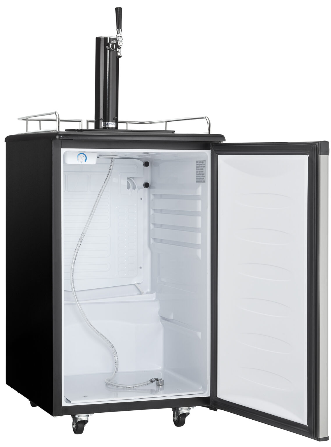 Danby 5.4 cu. ft. Single Tap Keg Cooler in Stainless Steel