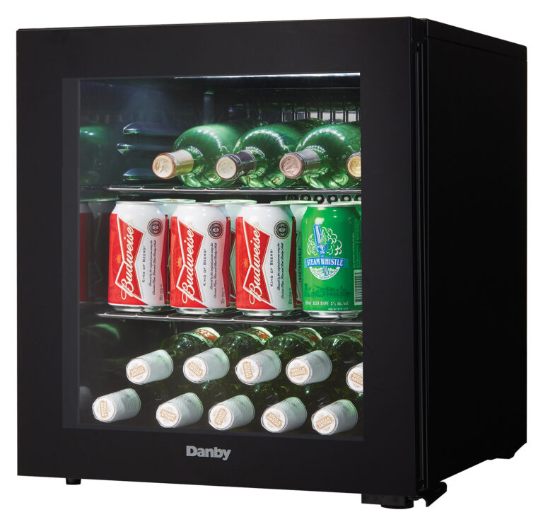 Danby 16 Bottle FreeStanding Wine Cooler in Black DWC018A1BDB