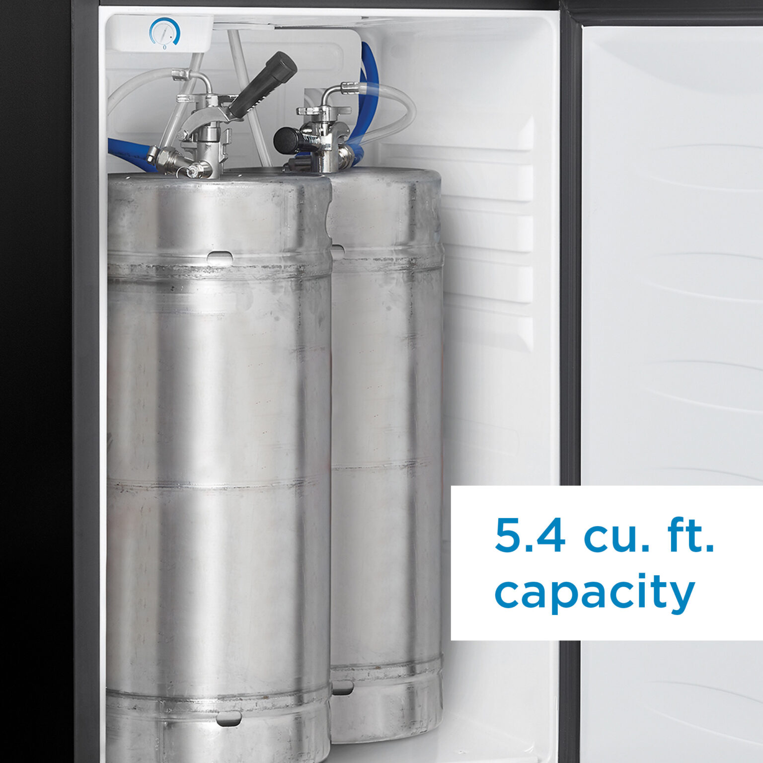 Danby 5.4 cu. ft. DualTap Keg Cooler in Stainless Steel