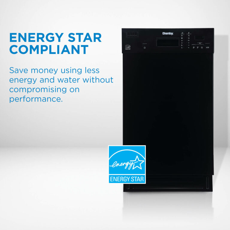 Danby 18" Wide Builtin Dishwasher in Black DDW1804EB Danby Canada