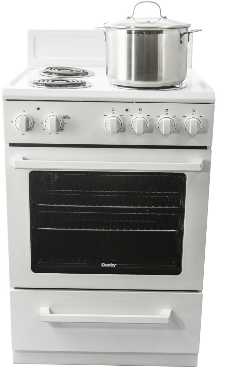 Danby 24" Wide Electric Range in White DERM240WC Danby Canada