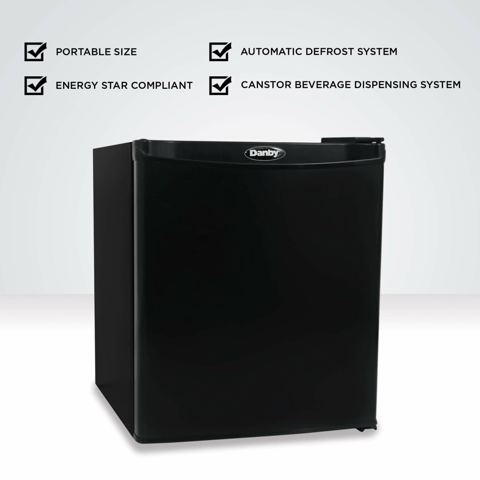 Danby 1.0 cu. ft. Compact Fridge in Black DAR010A1BDB Danby Canada