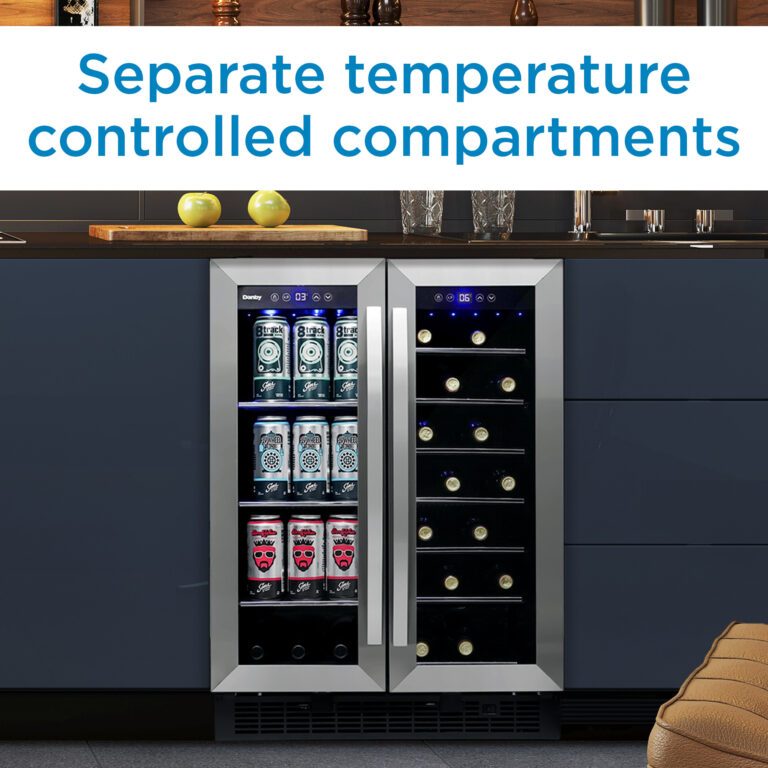 Danby 5.2 cu. ft. Builtin Beverage Center in Stainless Steel