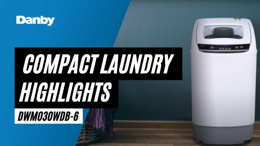 Danby 0.9 cu. ft. Compact Top Load Washing Machine in White DWM030WDB