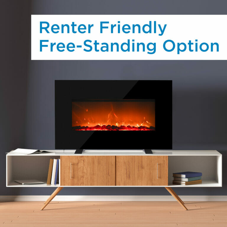 Danby Designer 38" Wall Mount Electric Fireplace DDEF03813BD13