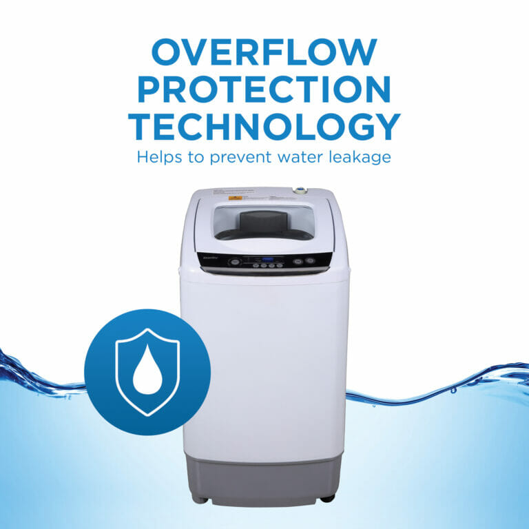 Danby 0.9 cu. ft. Compact Top Load Washing Machine in White DWM030WDB