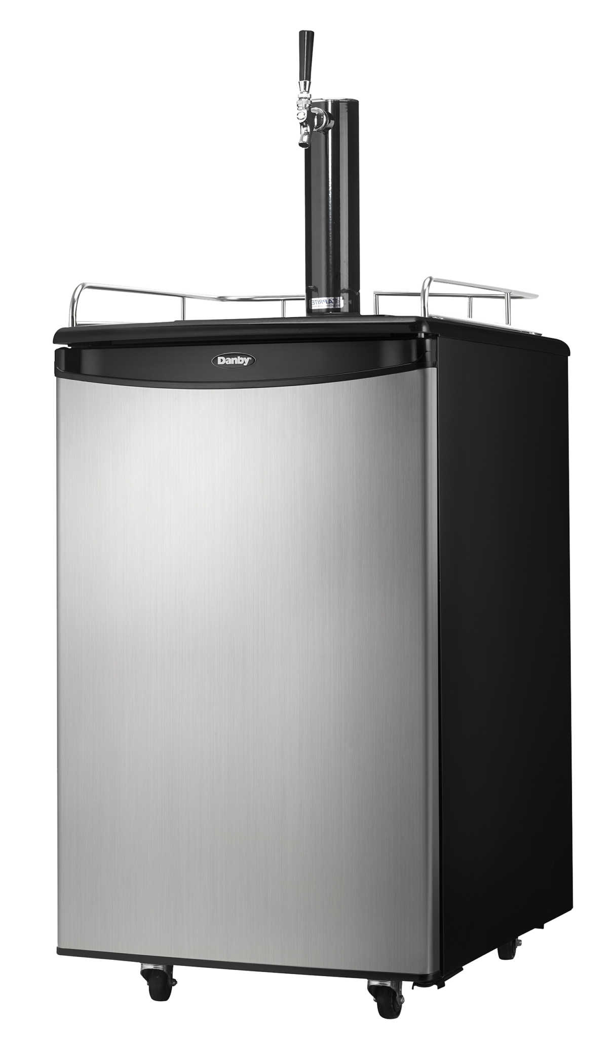 Danby 5.4 cu. ft. Single Tap Keg Cooler in Stainless Steel