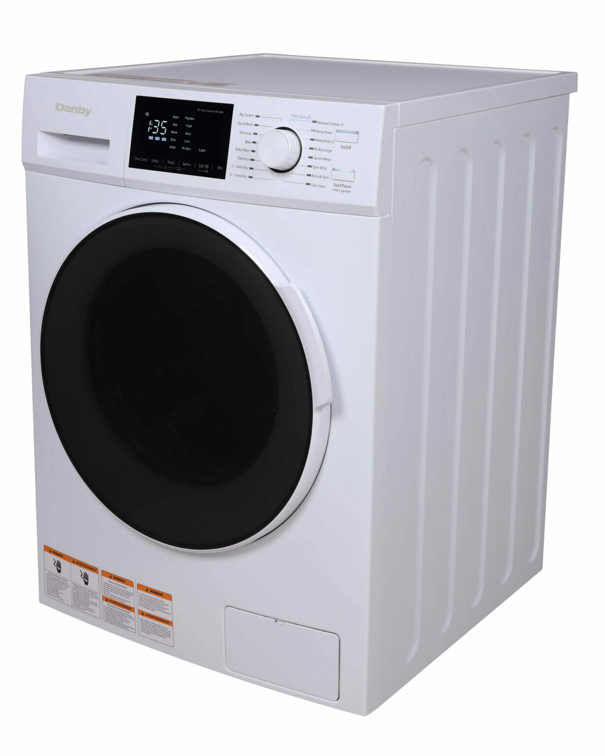 Danby 2.7 cu. ft. AllInOne Washer & Ventless Dryer in White
