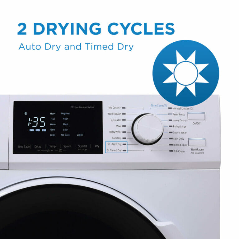 Danby 2.7 cu. ft. AllInOne Washer & Ventless Dryer in White