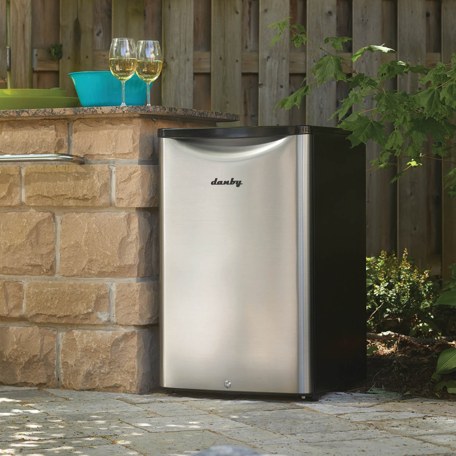 Danby 4.4 cu. ft. Outdoor Fridge in Stainless Steel DAR044A6BSLDBO