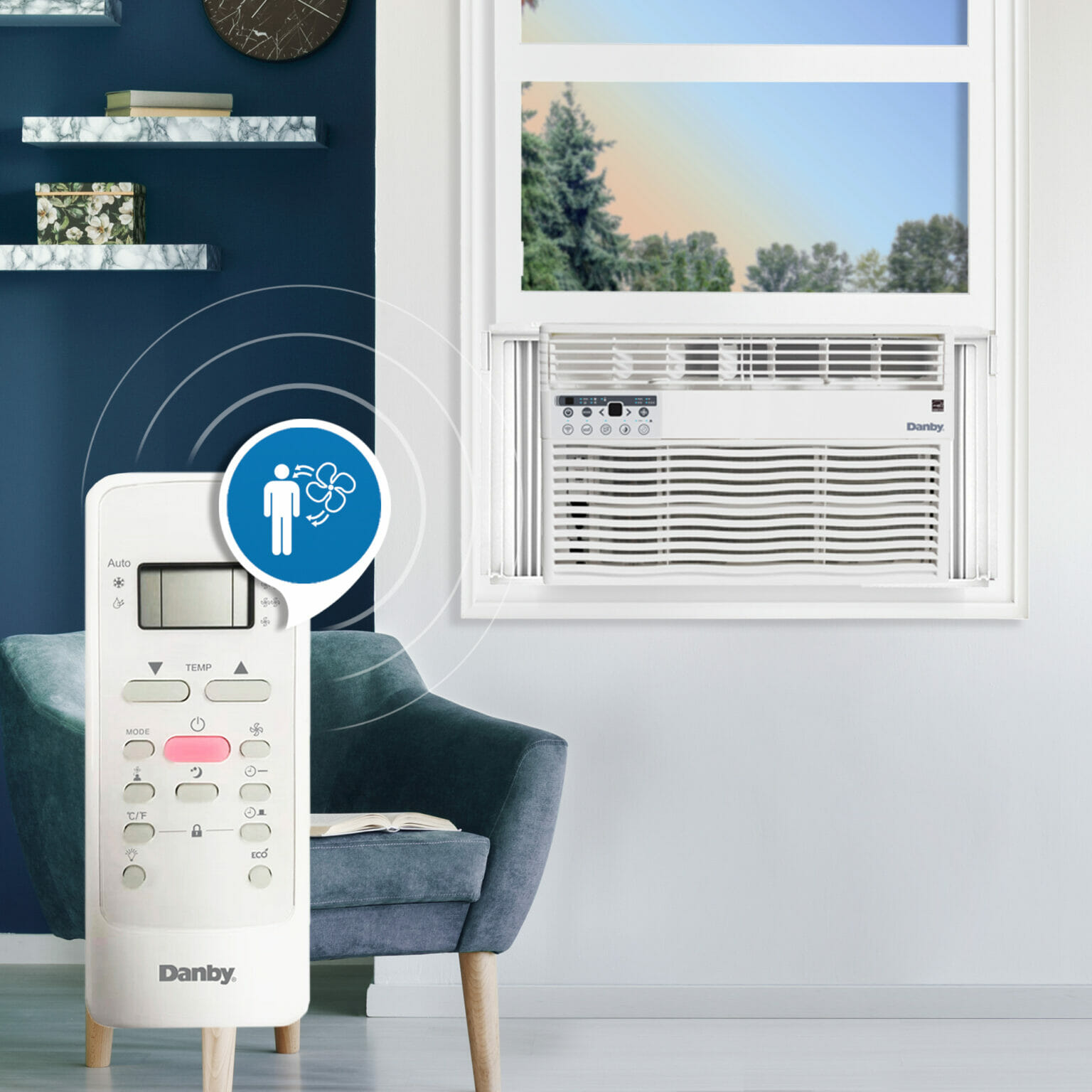 Danby 8,000 BTU Window AC in White DAC080EB7WDB Danby Canada