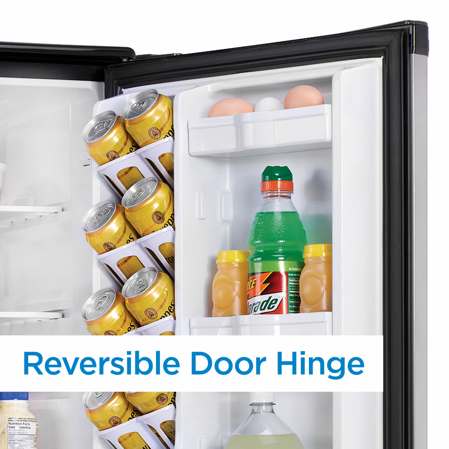 Danby 4.4 cu. ft. Compact Fridge in Stainless Steel DAR044A4BSLDD