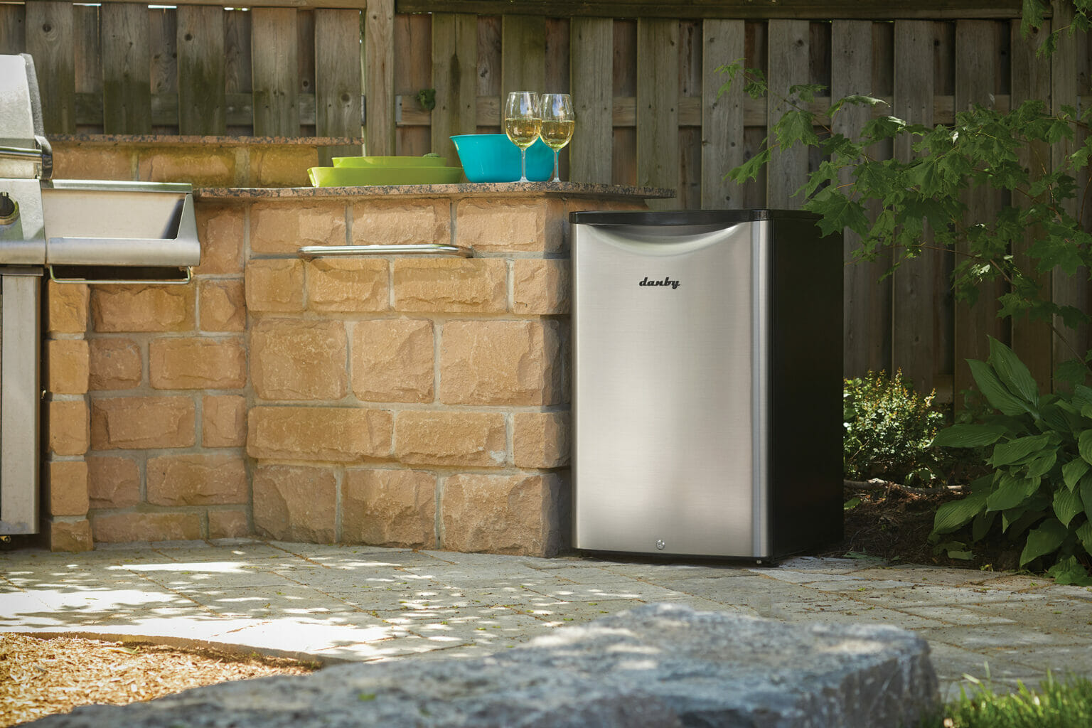 Danby 4.4 cu. ft. Outdoor Fridge in Stainless Steel DAR044A6BSLDBO