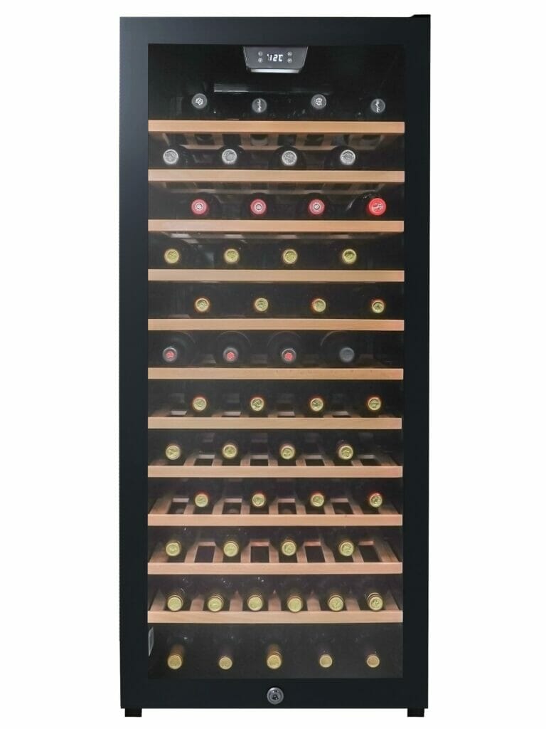 Danby 36 Bottle FreeStanding Wine Cooler in Platinum DWC350BLP