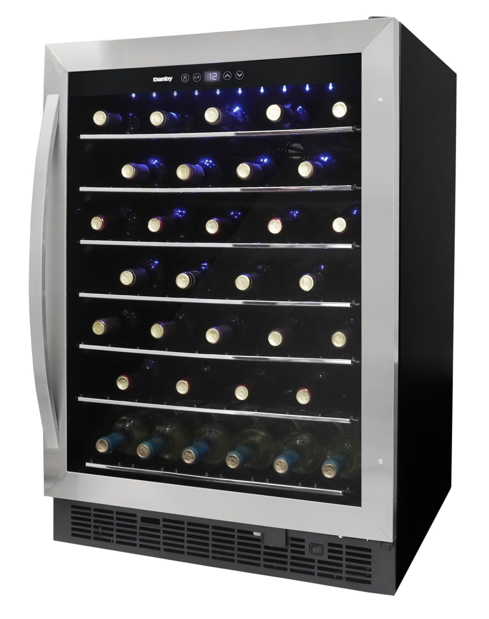 Danby 60 Bottle Builtin Wine Cooler in Stainless Steel DWC057A1BSS