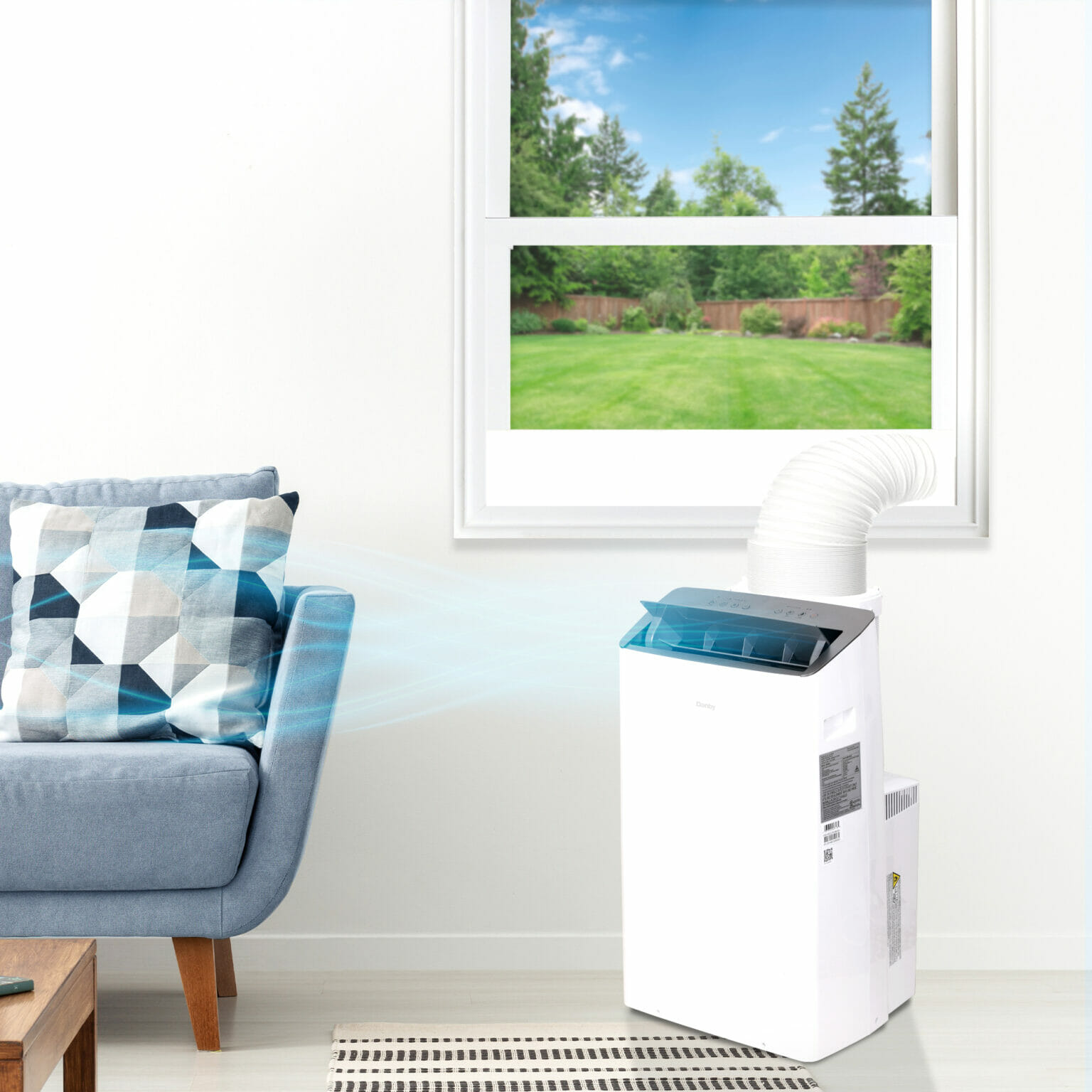 Danby Climatiseur portable 3en1 de 12,000 BTU (10,000 SACC) en blanc