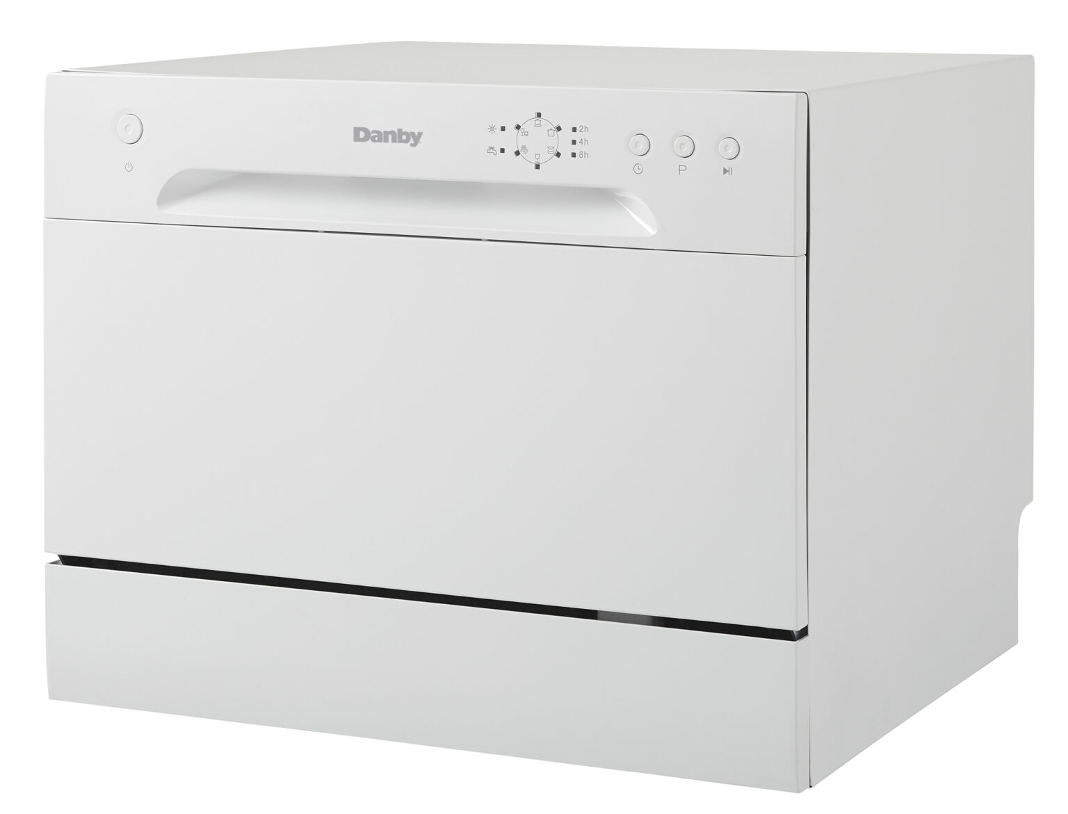 Danby 6 Place Setting Countertop Dishwasher in White DDW621WDB
