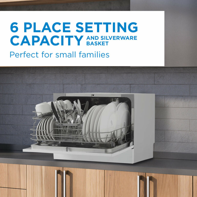 Danby 6 Place Setting Countertop Dishwasher in White DDW621WDB Danby USA