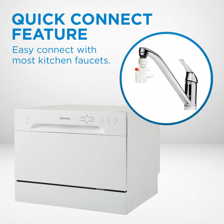 Danby 6 Place Setting Countertop Dishwasher in White DDW621WDB Danby USA