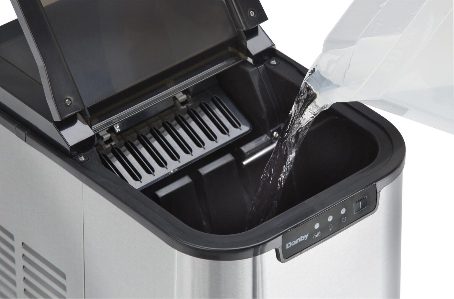 Danby 25 lbs. Countertop Ice Maker in Stainless Steel DIM2500SSDB Danby USA