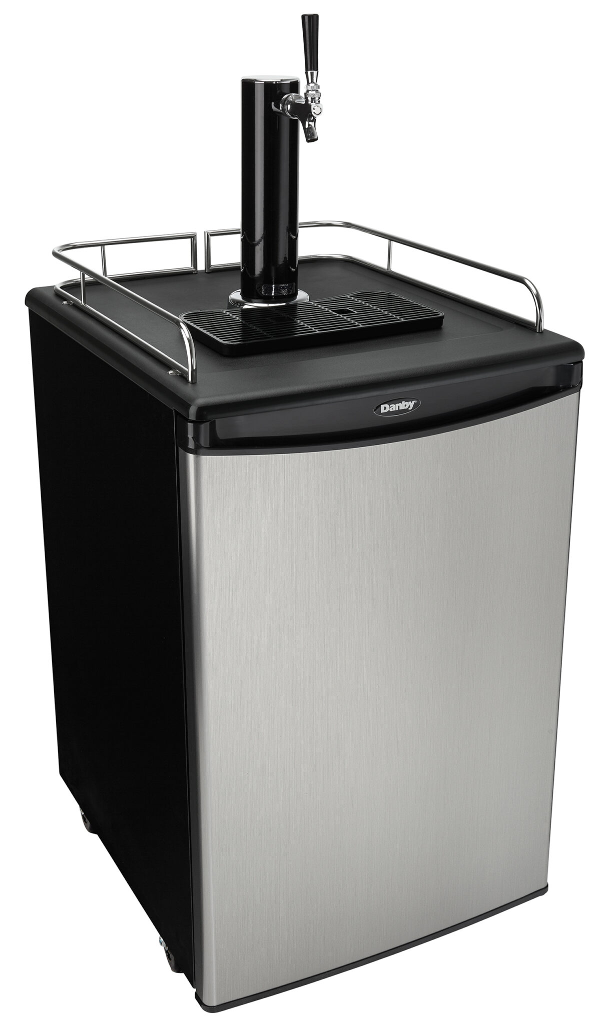 Danby 5.4 cu. ft. Single Tap Keg Cooler in Stainless Steel