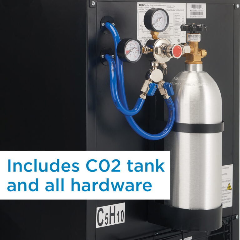 Danby 5.4 cu. ft. DualTap Keg Cooler in Stainless Steel