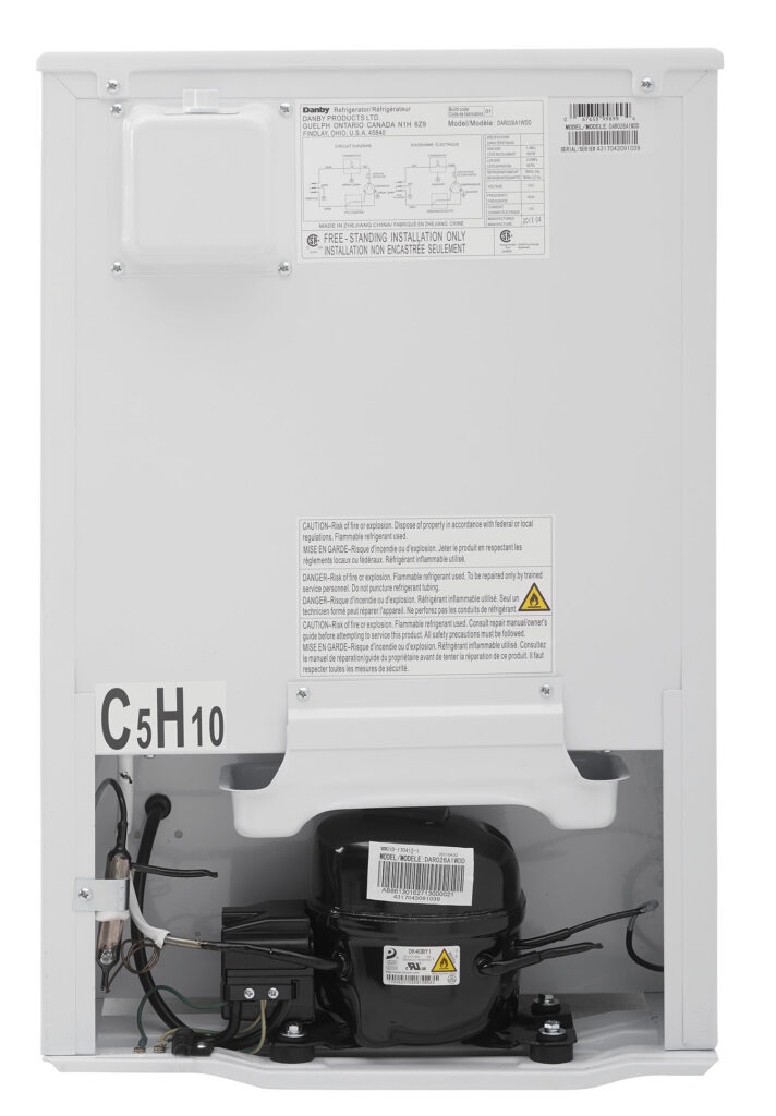 danby refrigerator temperature control