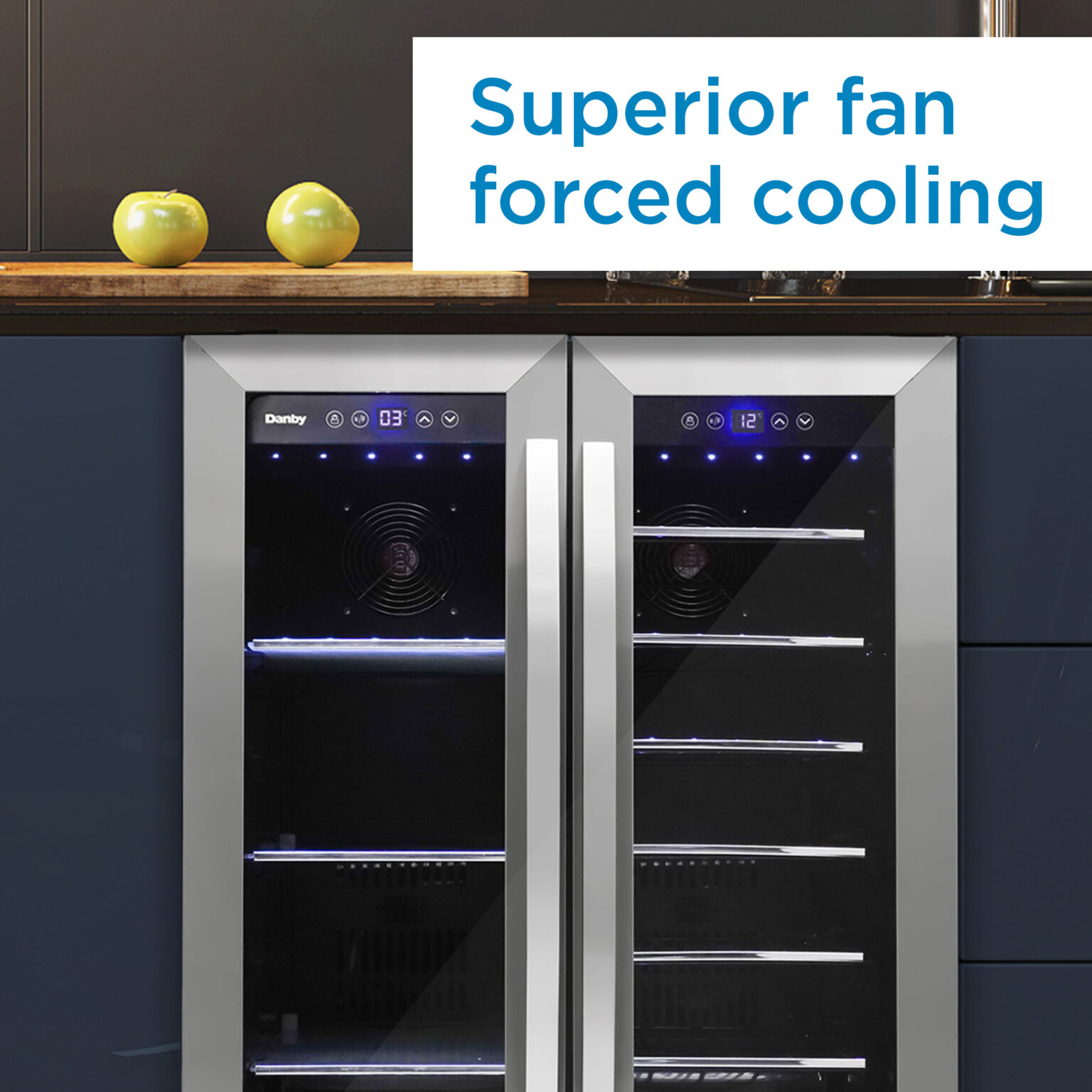 Danby 5.2 cu. ft. Builtin Beverage Center in Stainless Steel DBC052A1BSS Danby USA