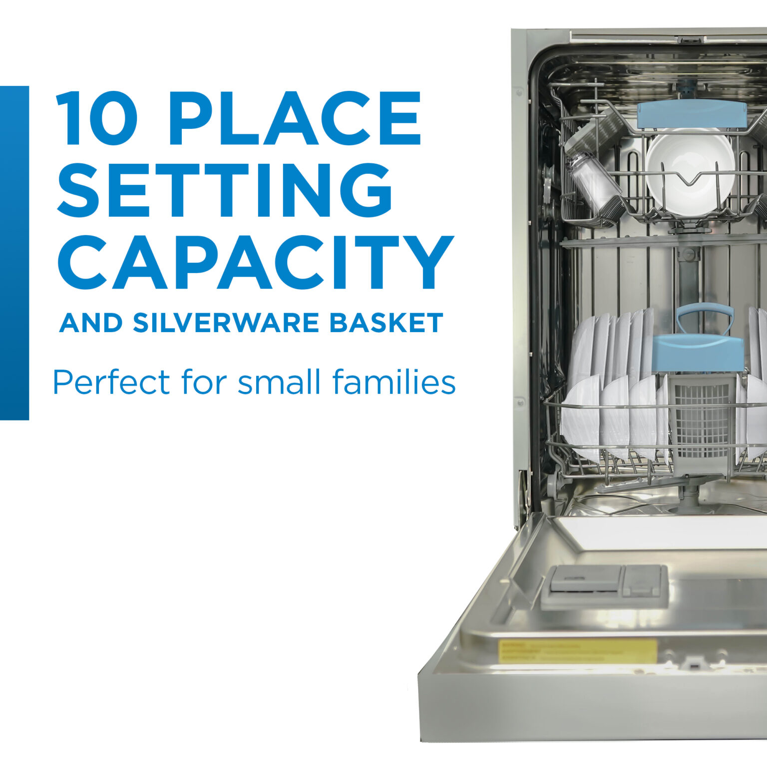 Danby 18" Wide Builtin Dishwasher in Stainless Steel DDW18D1ESS