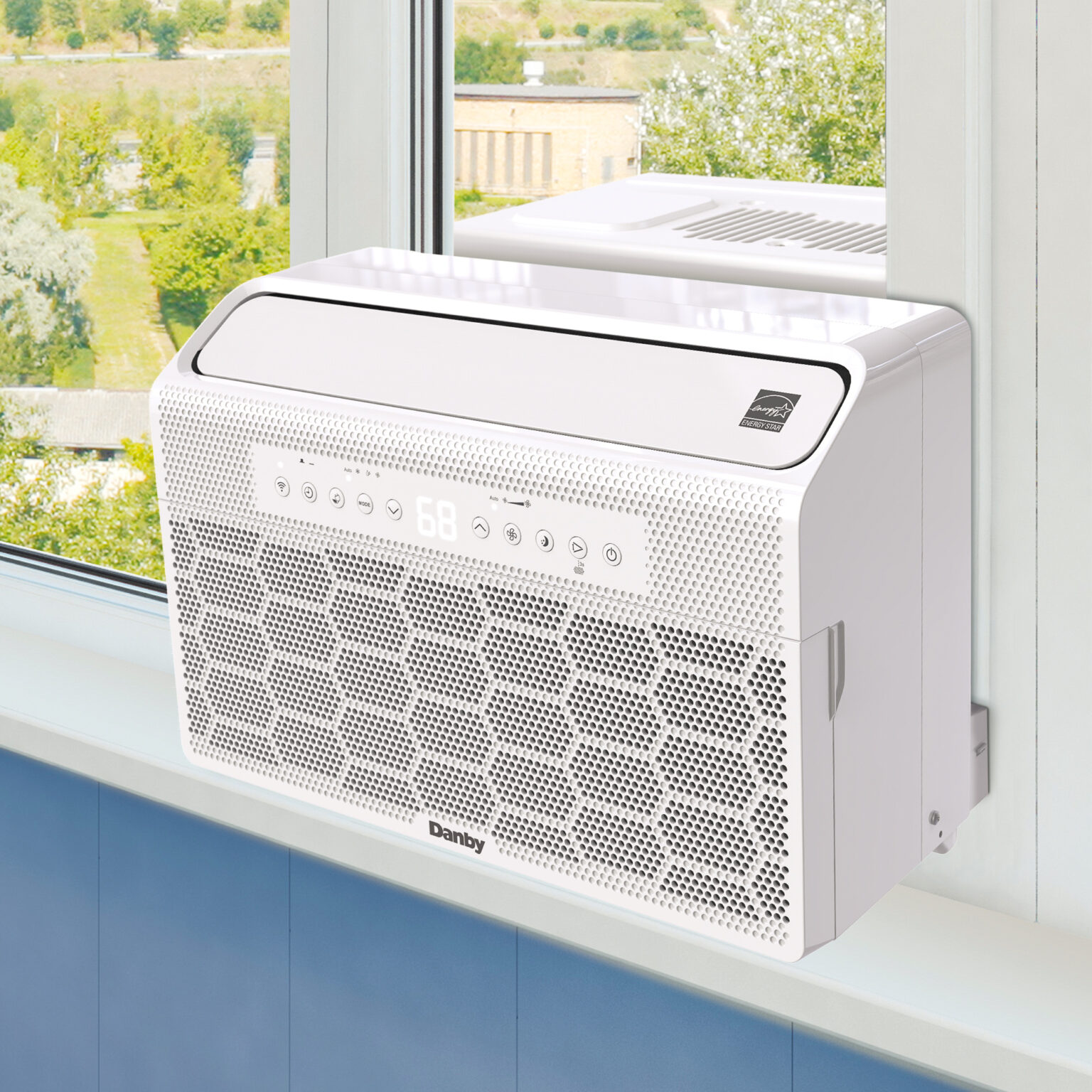 Danby 8,000 BTU UShaped Inverter Window Air Conditioner DAC080B6IWDB