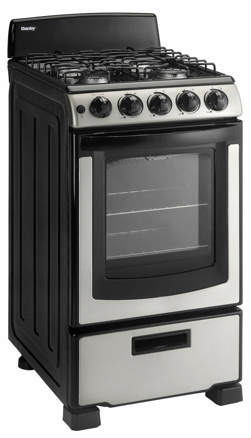 Danby 20" Wide Gas Range in Stainless Steel DR202BSSGLP Danby USA