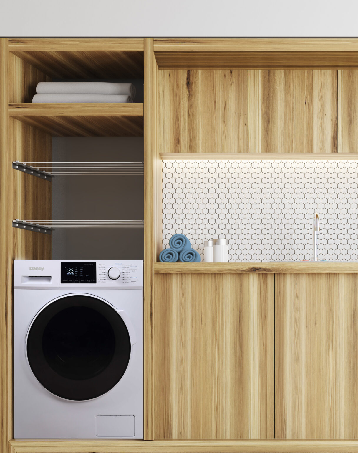 Danby 2.7 cu. ft. AllInOne Ventless Washer Dryer Combo DWM120WDB3