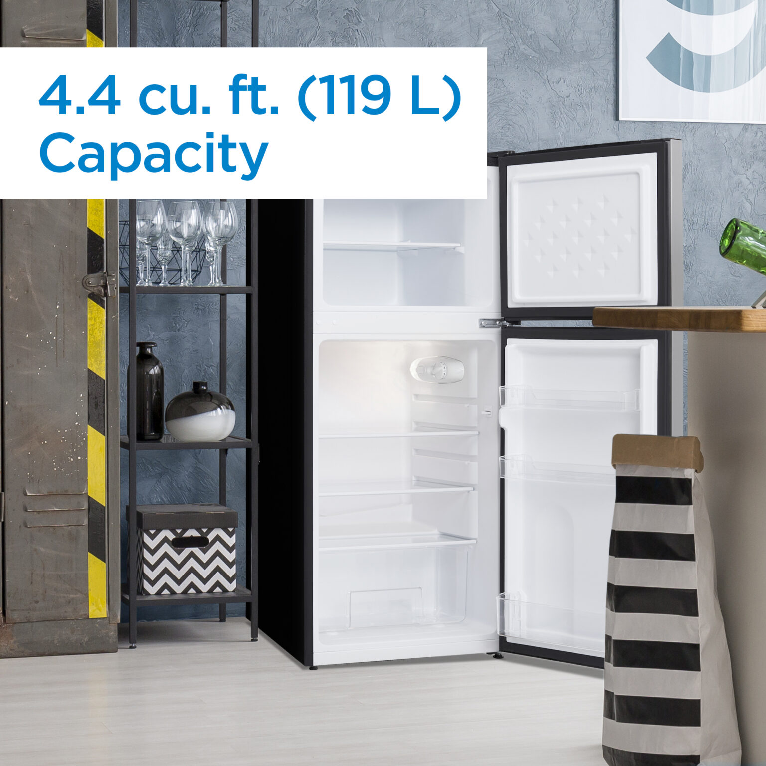 Danby 4.2 cu. ft. Top Mount Compact Refrigerator DCRD042C1BSSDB3