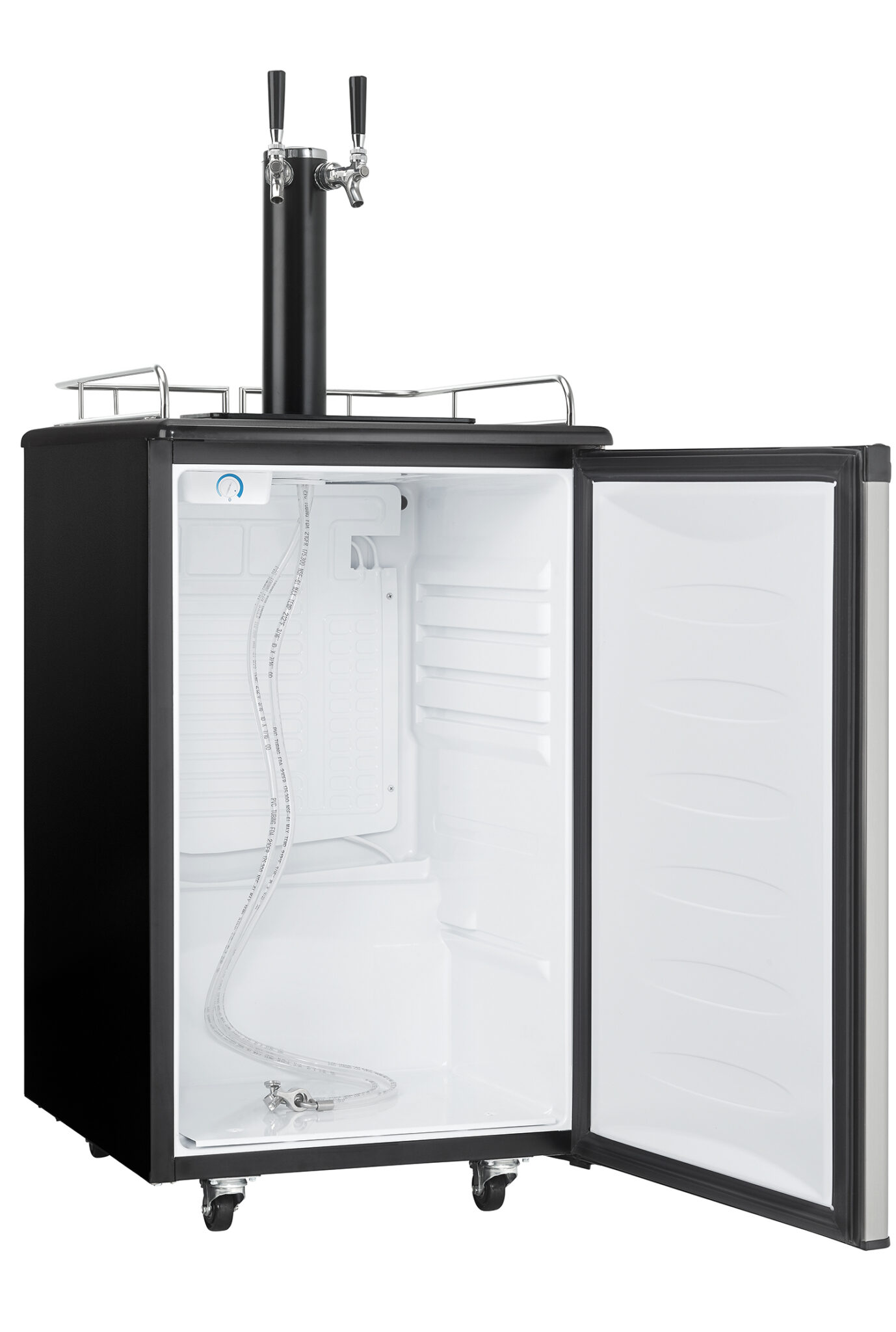 Danby 5.4 cu. ft. DualTap Keg Cooler in Stainless Steel