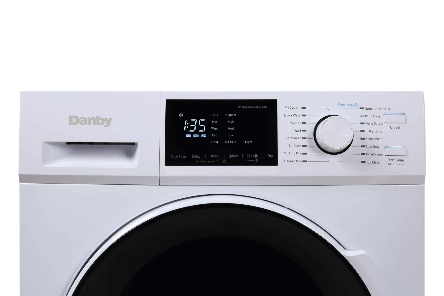 Danby 2.7 cu. ft. AllInOne Ventless Washer Dryer Combo DWM120WDB3