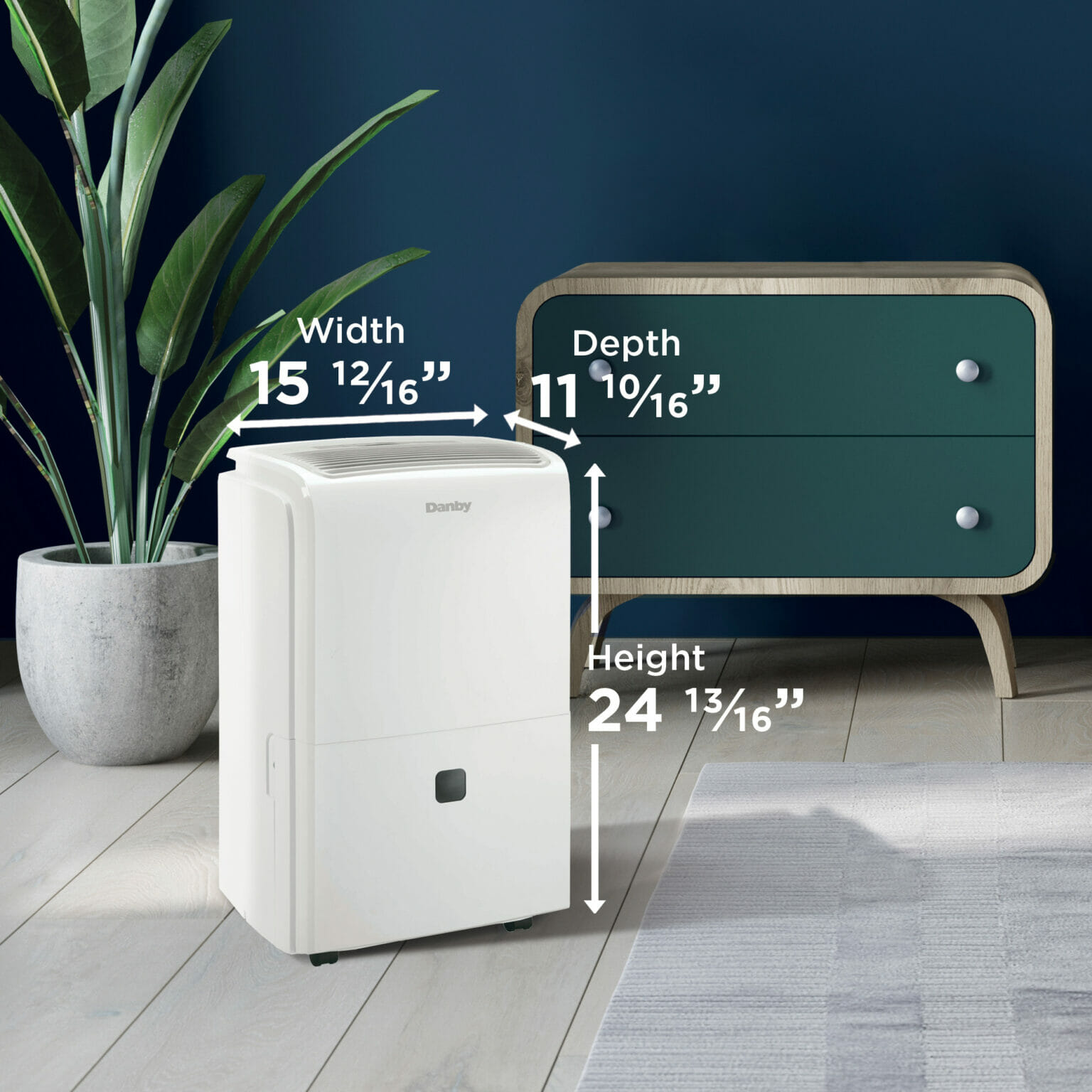 Danby 50 Pint Dehumidifier with Pump DDR050EBPWDB Danby USA