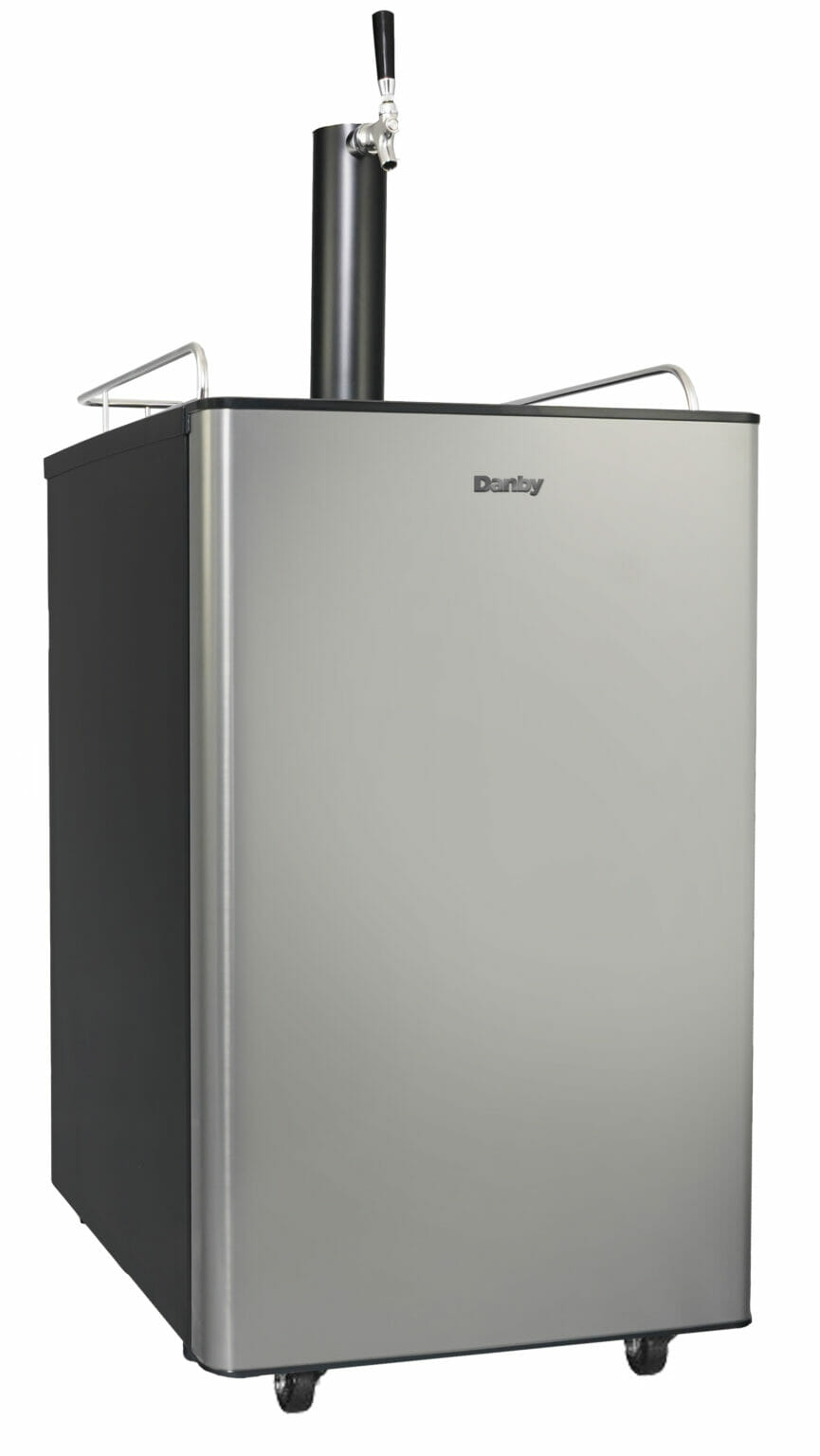 Danby 5.4 cu. ft. SingleTap Keg Cooler in Stainless Steel