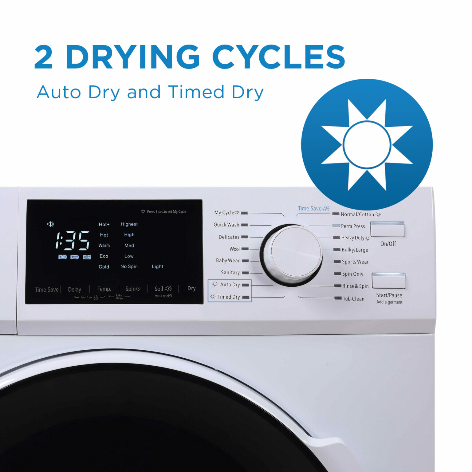 Danby 2.7 cu. ft. AllInOne Washer & Ventless Dryer in White