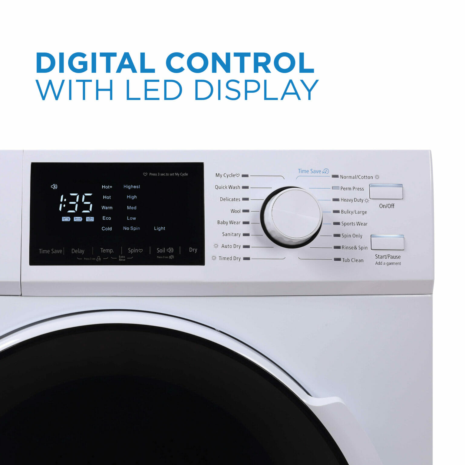 Danby 2.7 cu. ft. AllInOne Washer & Ventless Dryer in White