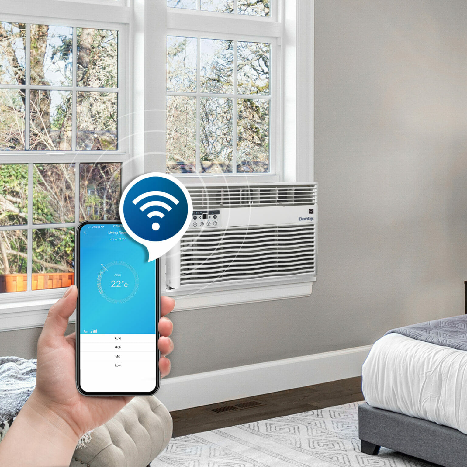 Danby 8,000 BTU Window AC in White DAC080EB7WDB Danby USA