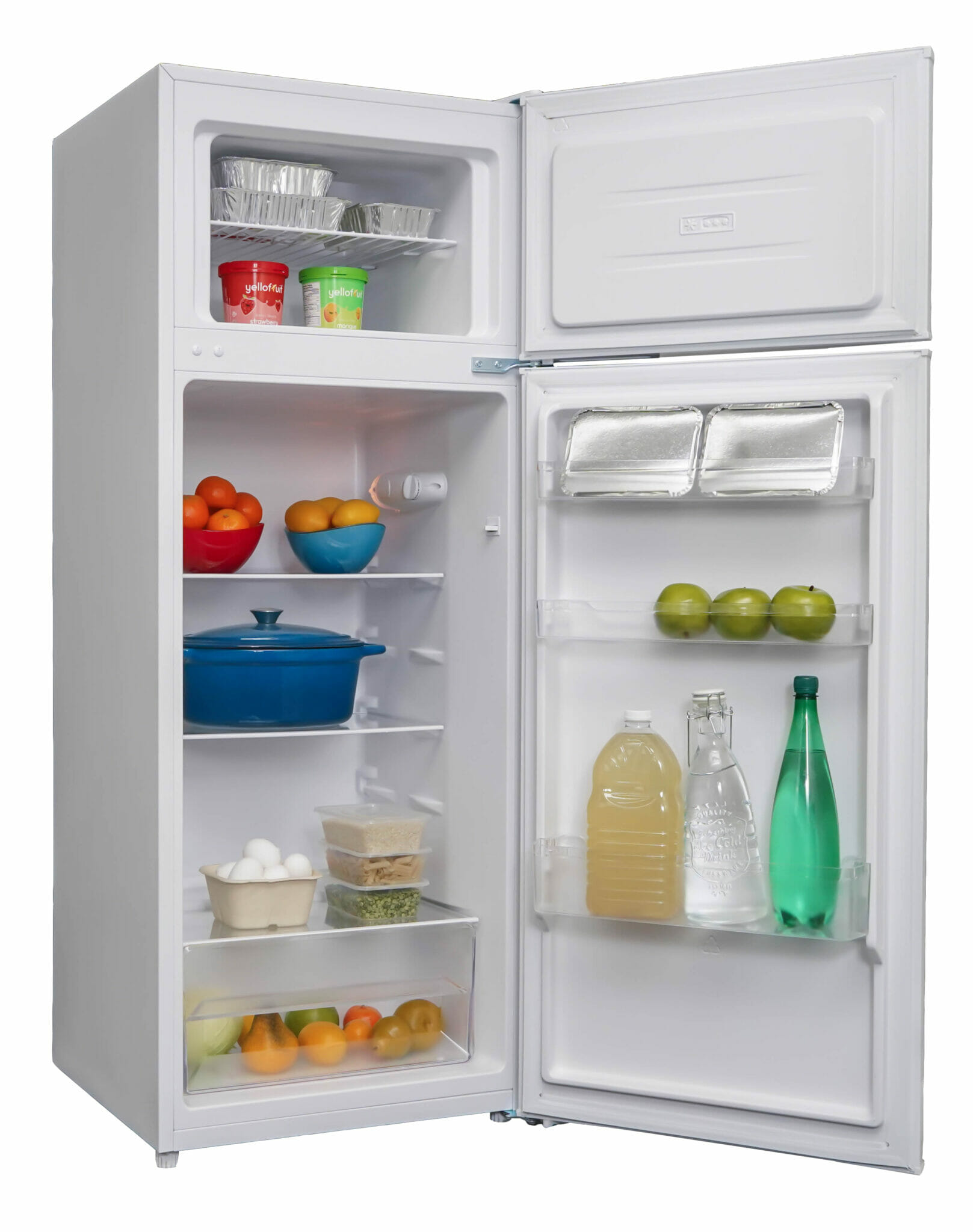 Danby 7.4 cu ft. Apartment Size Fridge Top Mount in White DPF074B2WDB