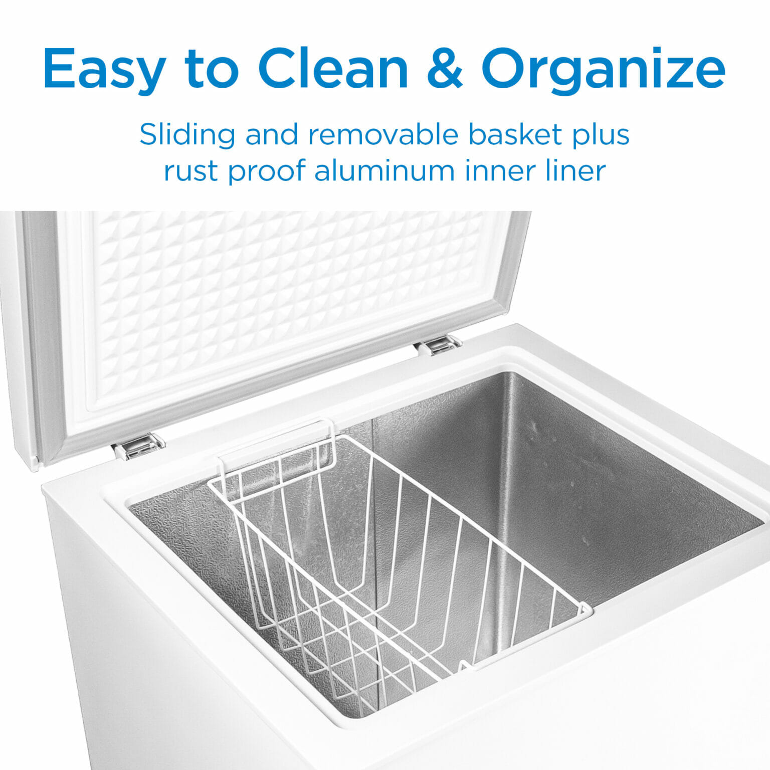 Danby 3.5 cu. ft. Square Model Chest Freezer DOE DCF035A6WM Danby USA